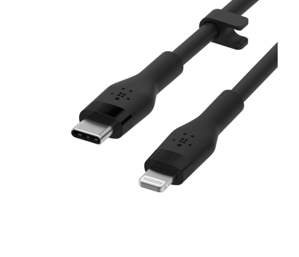 BELKIN USB-C - Lightning Silicone 3m Black CAA009BT3MBK - 733106 - zdjęcie 3